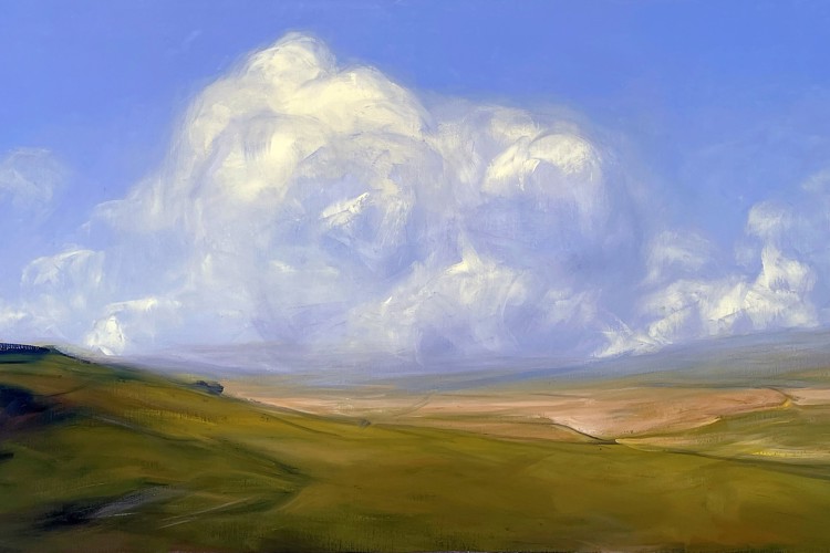 Peter Frie Landskap 180X90